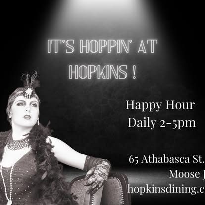 It's Hoppin' at Hopkins — happy hour daily 2 to 5 PM